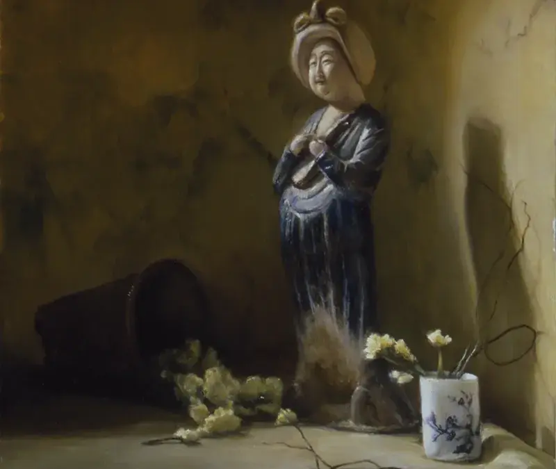 Between Light and Shadow: Where a Painting Learns to Stand on Its Own