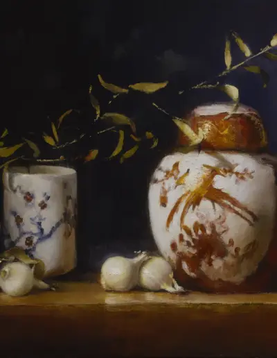 Still Life with Pearl Onions