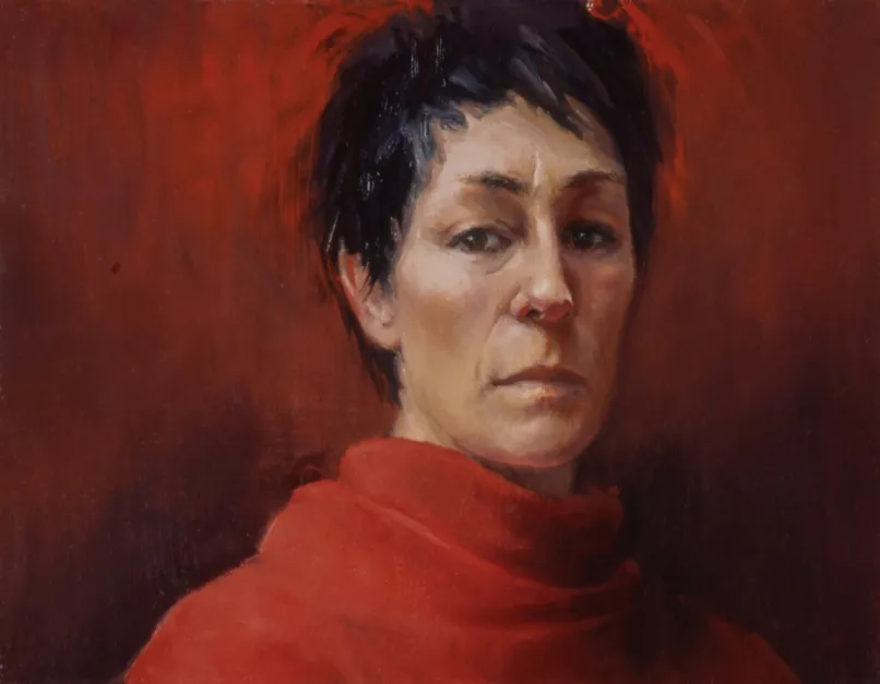 Melanie Whaley in art studio